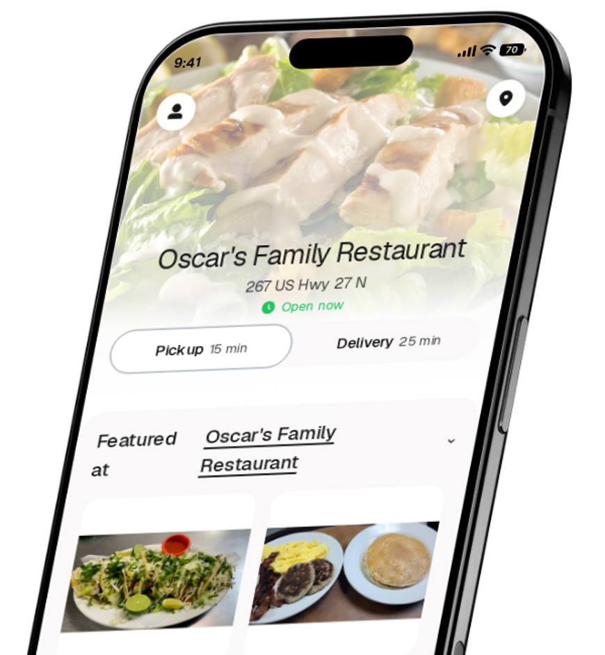 Oscar's Family Restaurant app preview