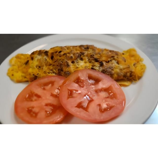 Chorizo omelet.