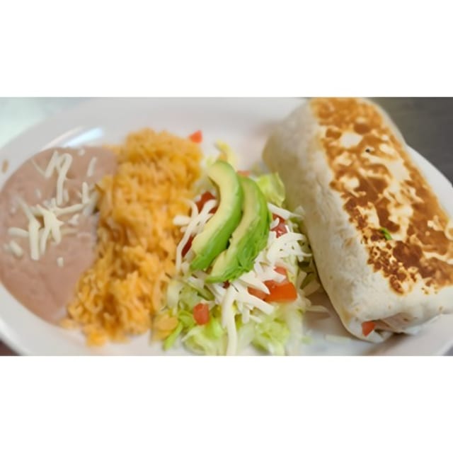 Burrito platter.