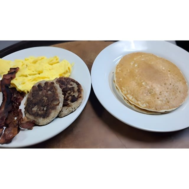 Oscar's breakfast.