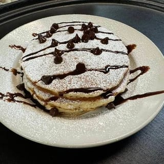 Double chocolate chip pancakes